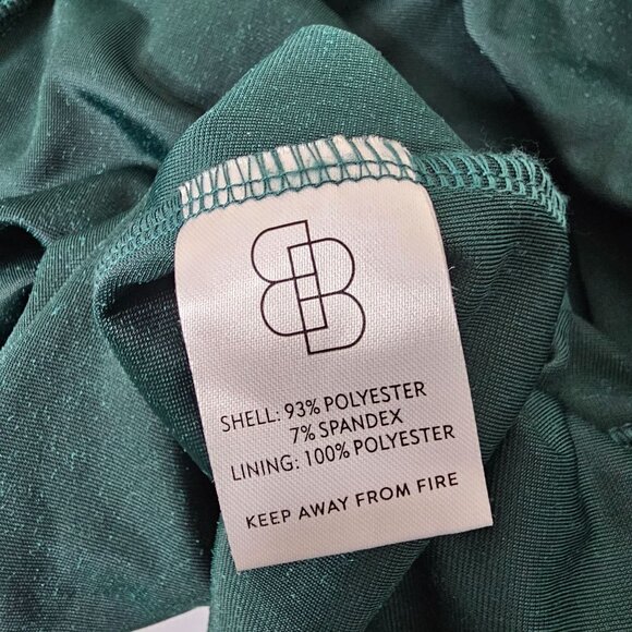 Baltic Born XXXL Green Meghan Velvet Wrap Maxi Dress Formal Holiday Event - Picture 8 of 8